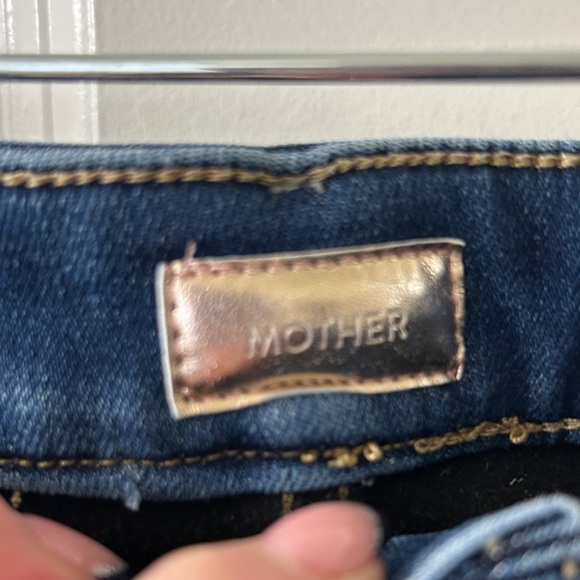 MOTHER Dark Blue Flare Jeans - Picture 2 of 9